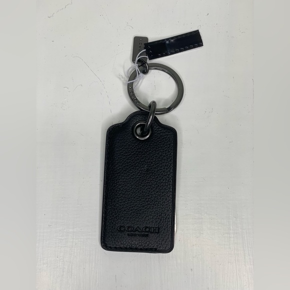 COACH leather bottle opener key ring - Picture 3 of 3
